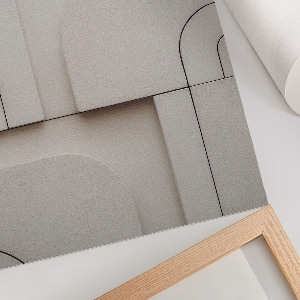 Grafika na ścianę Geometria minimalizm