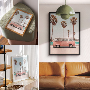 Plakat premium Letnia podróż