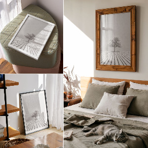 Grafika na ścianę Zimowy krajobraz