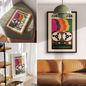 Wydruk na płótnie Retro estetyka