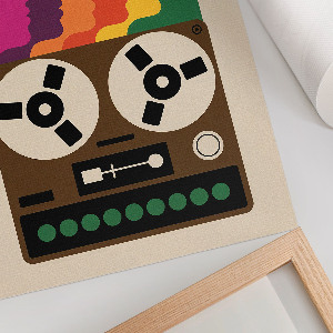 Wydruk na płótnie Retro estetyka