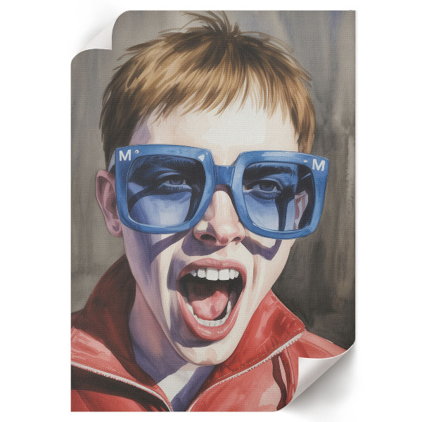 Wydruk na płótnie Wyraz twarzy