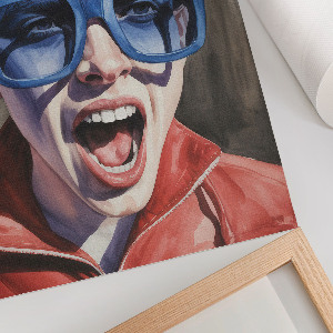 Wydruk na płótnie Wyraz twarzy