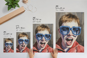 Wydruk na płótnie Wyraz twarzy