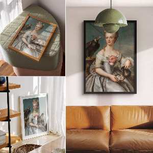 Dekoracyjny plakat ścienny Klasyczna elegancja