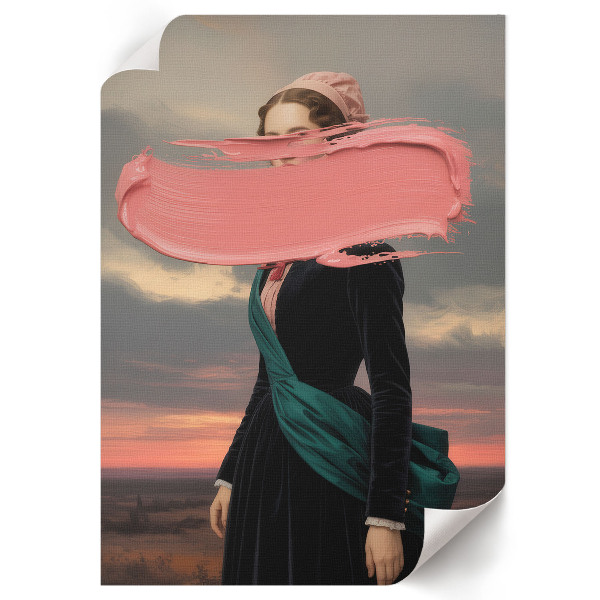 Grafika na ścianę Różowy surrealizm