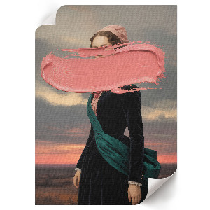 Grafika na ścianę Różowy surrealizm