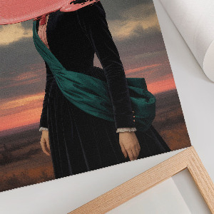 Grafika na ścianę Różowy surrealizm