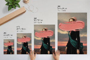 Grafika na ścianę Różowy surrealizm