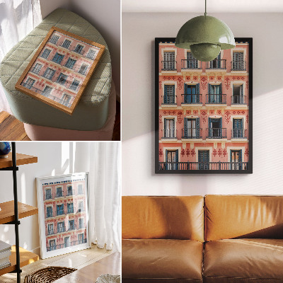 Dekoracyjny plakat ścienny Kolorowa architektura