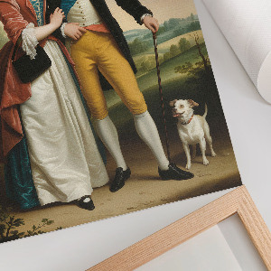 Wydruk na płótnie Sztuka jedzenia