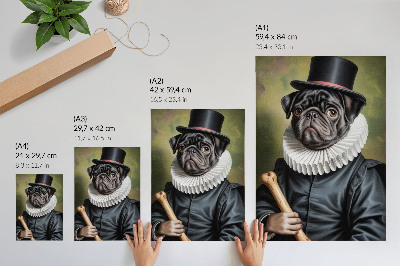 Plakat premium Pies arystokrata
