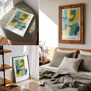 Grafika na ścianę Kolorowa abstrakcja