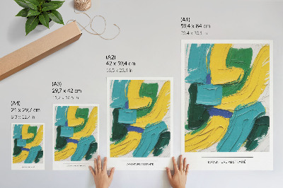Grafika na ścianę Kolorowa abstrakcja