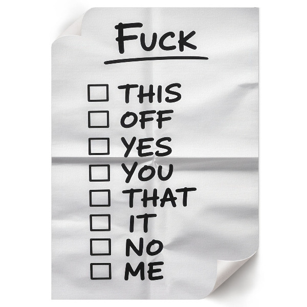 Wydruk na płótnie Lista wyborów