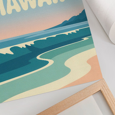 Wydruk na płótnie Cold Hawaii