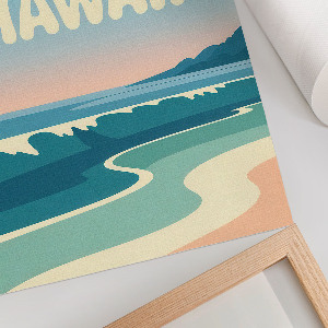 Wydruk na płótnie Cold Hawaii