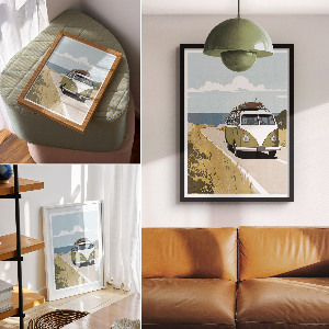 Grafika na ścianę Podróż marzeń