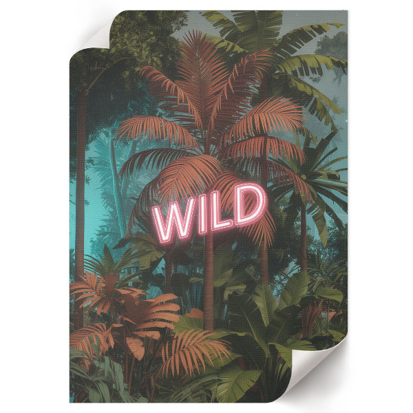 Wydruk na płótnie Egzotyczny napis