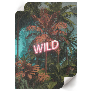 Wydruk na płótnie Egzotyczny napis