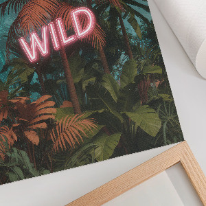 Wydruk na płótnie Egzotyczny napis