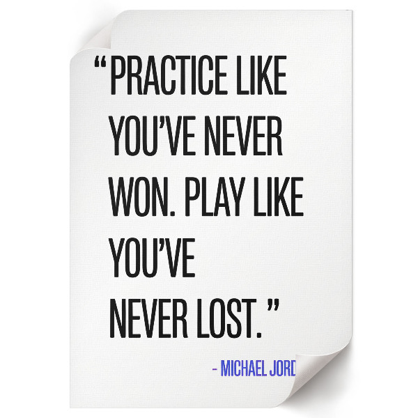 Plakat premium Motywacyjny cytat