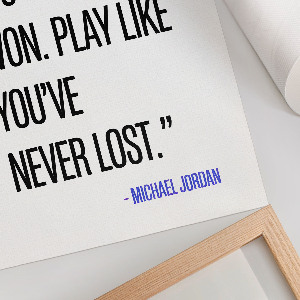 Plakat premium Motywacyjny cytat