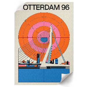 Dekoracyjny plakat ścienny Most Rotterdam