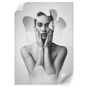 Dekoracyjny plakat ścienny Abstrakcyjny portret