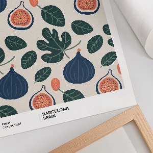 Wydruk na płótnie Owocowy wzór