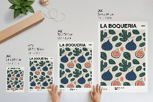 Wydruk na płótnie Owocowy wzór