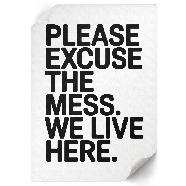 Plakat premium We live here