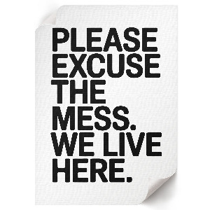 Plakat premium We live here