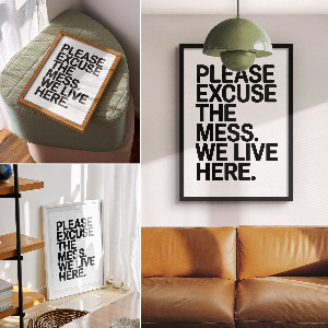 Plakat premium We live here