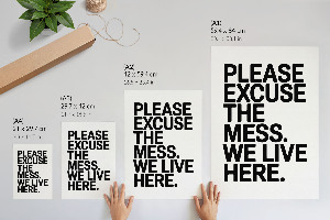 Plakat premium We live here