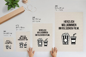 Dekoracyjny plakat ścienny Kinowy humor