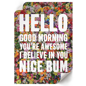 Plakat premium Motywacja w kwiatach