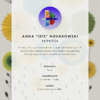 Grafika na ścianę Geometryczne kwiaty