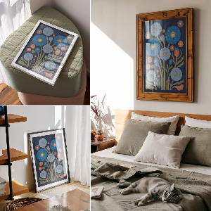 Plakat premium Kwiatowa kompozycja