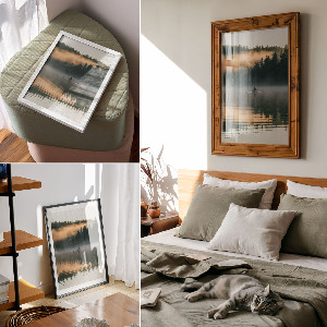 Wydruk na płótnie Mistyka jeziora