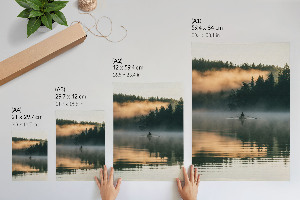 Wydruk na płótnie Mistyka jeziora