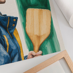 Dekoracyjny plakat ścienny Zimowa zabawa