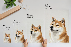 Wydruk na płótnie Pieseł - portret