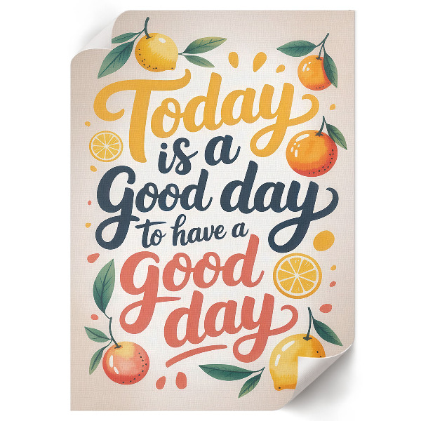Grafika na ścianę Good day ilustracja