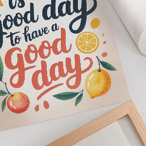 Grafika na ścianę Good day ilustracja