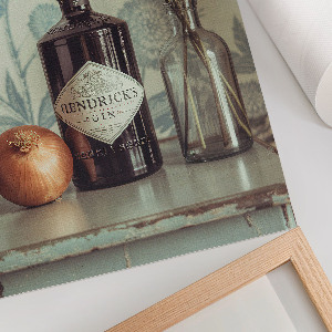 Wydruk na płótnie Gin vintage