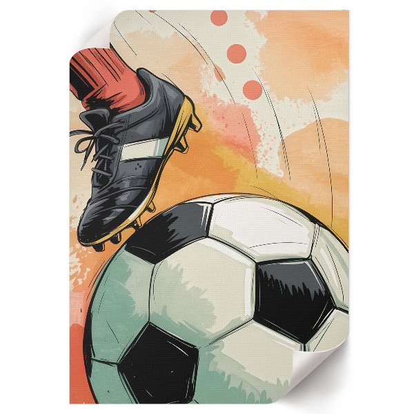 Dekoracyjny plakat ścienny Piłka nożna