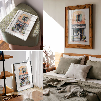 Plakat premium Francuska piekarnia