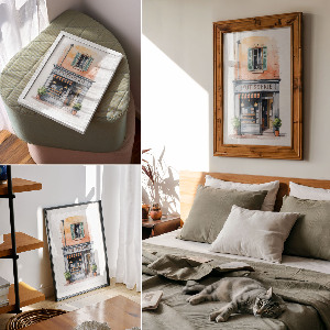 Plakat premium Francuska piekarnia