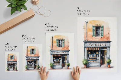 Plakat premium Francuska piekarnia